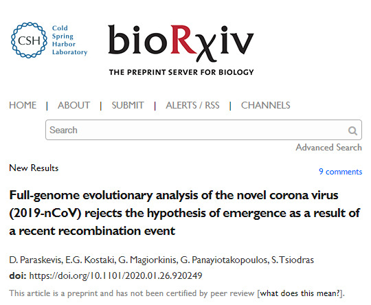BioRxiv-Full-Genome-Coronavirus