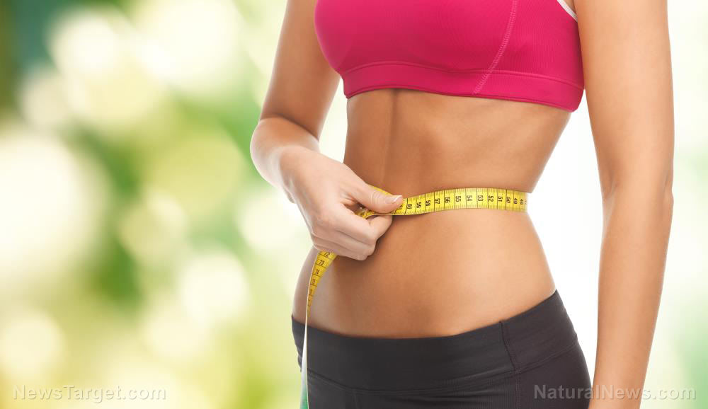Weight-Loss-Diet-Woman-Body-Tape-Care