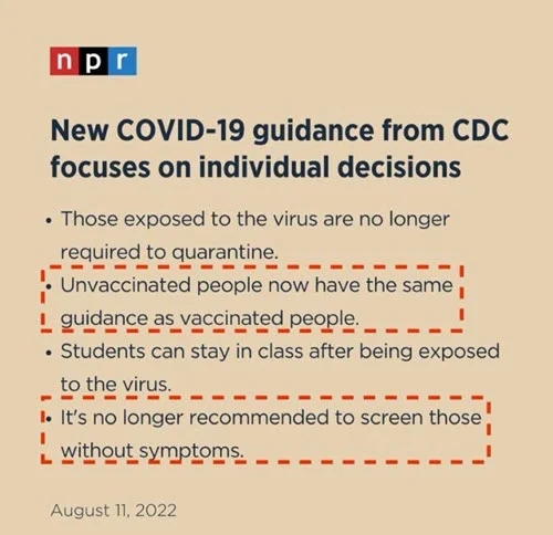 CDC reverses course